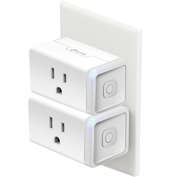 Kasa Smart Plug HS103P2 - Wi-Fi Smart Home Outlet with Alexa & Google Home Compatibility (2-Pack)