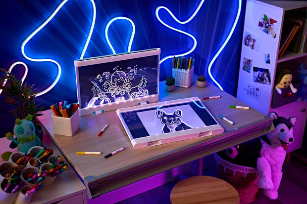 The Crayola Ultimate Light Board is a reusable, portable, and versatile kids' drawing tablet for creative art projects.