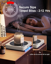 Smart candle warmer with timer