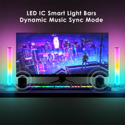 Smart LED light bar syncing to music.