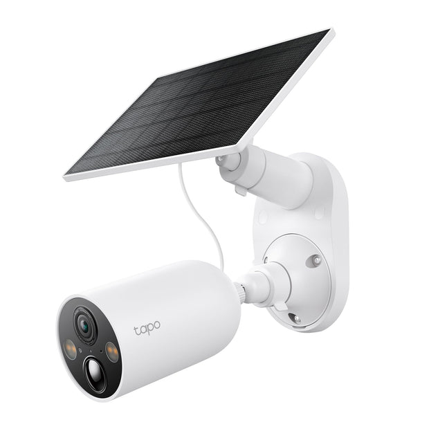 TP-Link Tapo SolarCam C402 – Wireless Outdoor Security Camera with Solar Panel, 1080P HD, and AI Motion Detection.