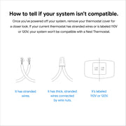 System compatibility for Google Nest Thermostat