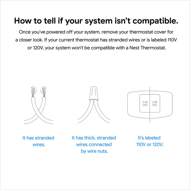 System compatibility for Google Nest Thermostat